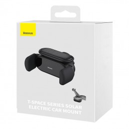 Solar electric car mount Baseus T-Space (black)