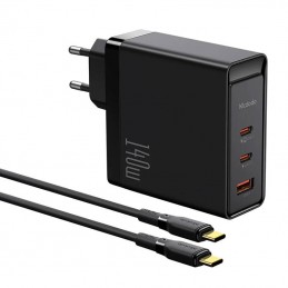 Charger GaN 140W Mcdodo CH-2913, 2x USB-C, USB-A (black)