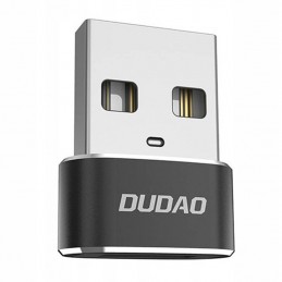 Adapter Dudao L16AC USB-C to USB (black)