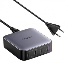 Charger UGREEN CD328 Nexode, 3x USB-C, USB-A, GaN, 100W (black)