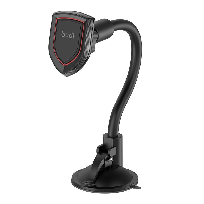 Budi 522 magnetic dashboard car holder, rotating (black)