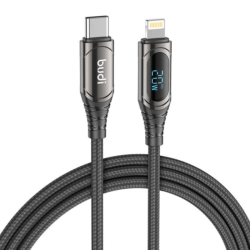 iPhone cable Budi 1.5m 20W (black)