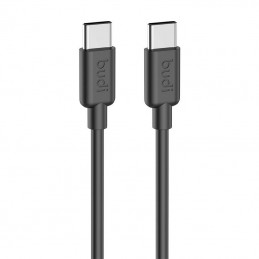 Charging data cable Budi PD 65W 1.2m (Black)