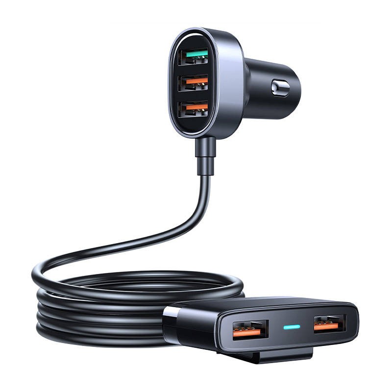 Car charger Joyroom JR-CL03 Pro 45W 5-Port USB (black)