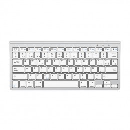 Wireless iPad keyboard Omoton KB088 with tablet holder (silver)