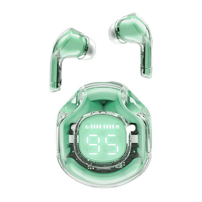 Earphones TWS Acefast T8, Bluetooth 5.3, IPX4 (green)