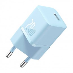 Mini wall charger Baseus GaN5 20W (blue)