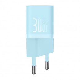 Mini wall charger Baseus GaN5 30W (blue)