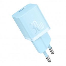 Mini wall charger Baseus GaN5 30W (blue)