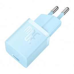 Mini wall charger Baseus GaN5 30W (blue)