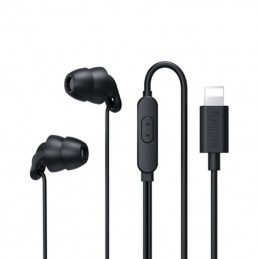 Earphones Remax RM-518i, Lightning, 1.2m (black)