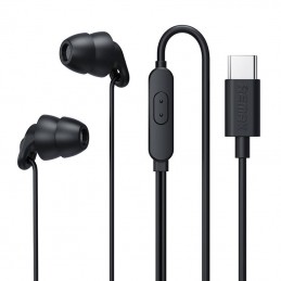 Earphones Remax RM-518a, USB-C, 1.2m (black)