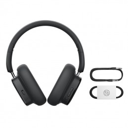 Wireless Headphones with Noise-Cancellation Baseus Bowie H1i (Black)