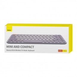 Wireless Tri-Mode Keyboard Baseus K01A (Purple)