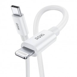 AOHI AOC-L003 PVC USB-C to L cable (white)