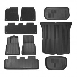 9Piece Floor Mat for Tesla Baseus T-Space Series (black Polypropylene)