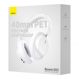 Wireless Headphones Baseus Bowie D03 - (White)