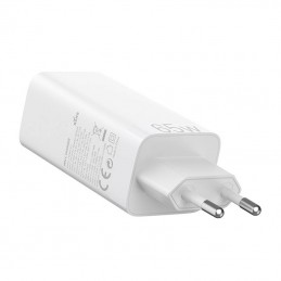 Wall charger EU 2xUSB-C(65W/30W) USB-A(30W) Vention, FEDW0-EU, 2.4A, PD 3.0