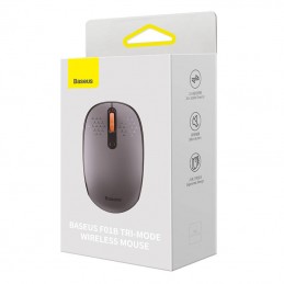 Wireless mouse Baseus F01B Tri-mode 2.4G BT 5.0 1600 DPI (frosted grey)