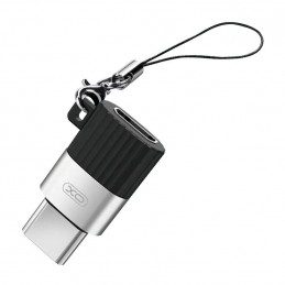 Adapter micro USB do USB-C XO NB149-A (black)