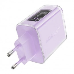 Wall charger Acefast A45, 2x USB-C, 1xUSB-A, 65W PD (violet)