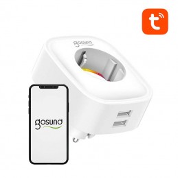 Smart plug WiFi Gosund SP112 2xUSB, Tuya