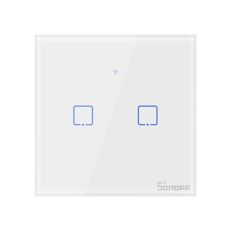 Smart Switch WiFi Sonoff T0 EU TX (2-channel)