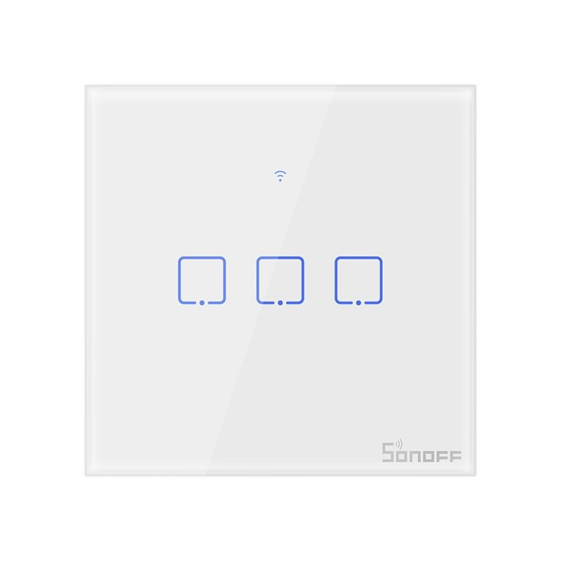 Smart Switch WiFi + RF 433 Sonoff T1 EU TX (3-channel)