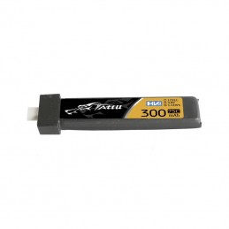 Battery Tattu LiPo 300mAh 3.8V 75C 1S1P HV BT2.0.5 (5pcs)