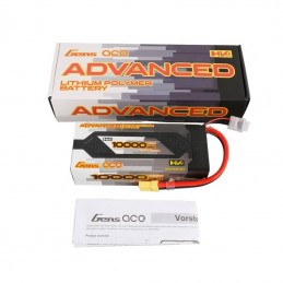 Battery LiPo Gens Ace Advanced 10000mAh 15,2V 100C 4S2P HardCase EC5