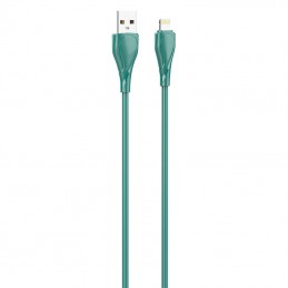 Lightning Cable LDNIO LS611 25W, 1m  (green)