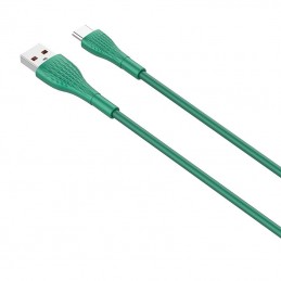 USB to USB-C cable LDNIO LS672, 30W, 2m (green)