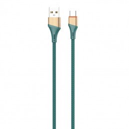 USB to USB-C cable LDNIO LS631, 30W, 1m (green)