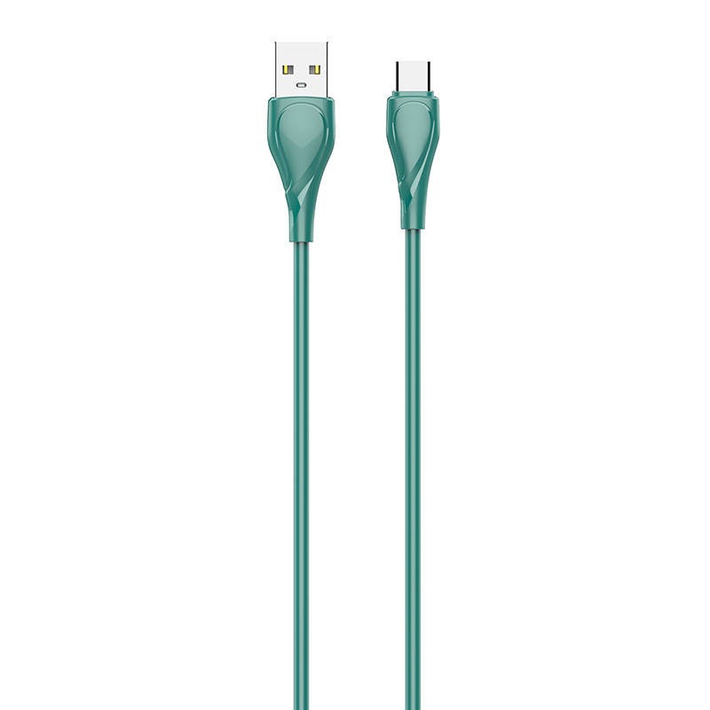 USB to USB-C cable LDNIO LS611, 25W, 1m (green)