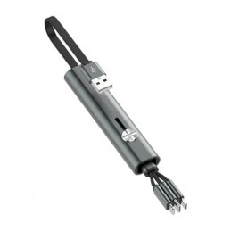 USB cable 3in1 LDNIO LC99 0.3m