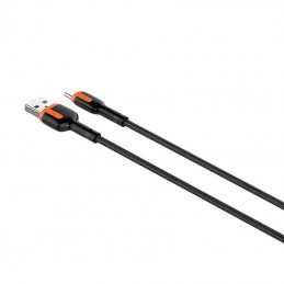 LDNIO LS531 USB - Micro USB 1m Cable (Grey-Orange)