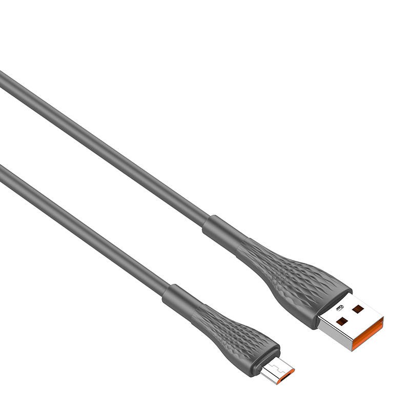 LDNIO LS672 USB - Micro USB 2m, 30W Cable (Grey)