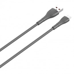 LDNIO LS672 USB - Micro USB 2m, 30W Cable (Grey)