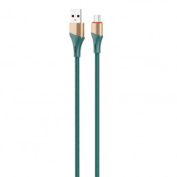 LDNIO LS632 USB - Micro USB 2m, 30W Cable (green)