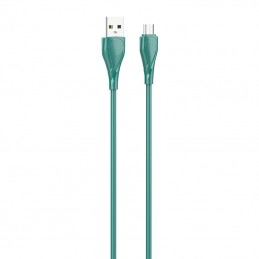 LDNIO LS611  USB - Micro USB 1m, 30W Cable (Green)