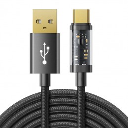 Data Cable to USB-A / Type-C / 3A / 2m Joyroom S-UC027A12 (black)