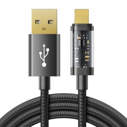 Cable to USB-A / Lightning / 2.4A / 1.2m Joyroom S-UL012A12 (black)