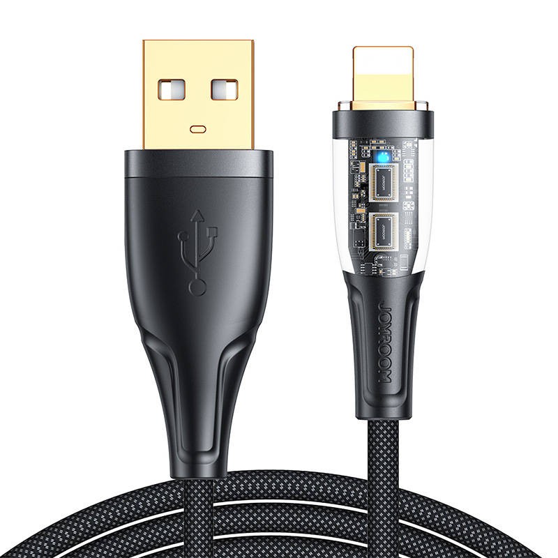 Cable to USB-A / Lightning / 2.4A / 1.2m Joyroom S-UL012A3 (black)