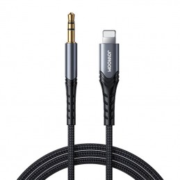 Port Audio Cable 3.5mm Lightning 1m Joyroom SY-A02 (black)