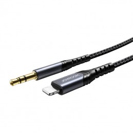 Port Audio Cable 3.5mm Lightning 2m Joyroom SY-A02 (black)