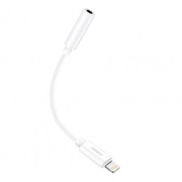 Audio cable 3.5mm jack to iPhone Foneng BM20 (white)