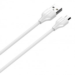 USB to Micro USB cable LDNIO LS541, 2.1A, 1m (white)