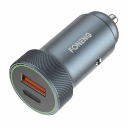 Car charger kit single USB Foneng C16 (metal)