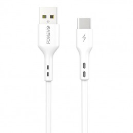 Foneng X36 USB to USB-C cable, 2.4A, 2m (white)