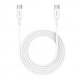 Foneng X55 USB-C to USB-C cable, 60W, 2m (white)